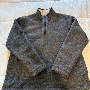 Orvis XL Men's Gray Quarter-Zip Sweater